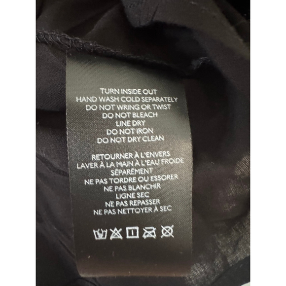 Free People All That Glitters Lace Mini Dress Black Goth Fairy Grunge Large NWOT - Picture 7 of 10